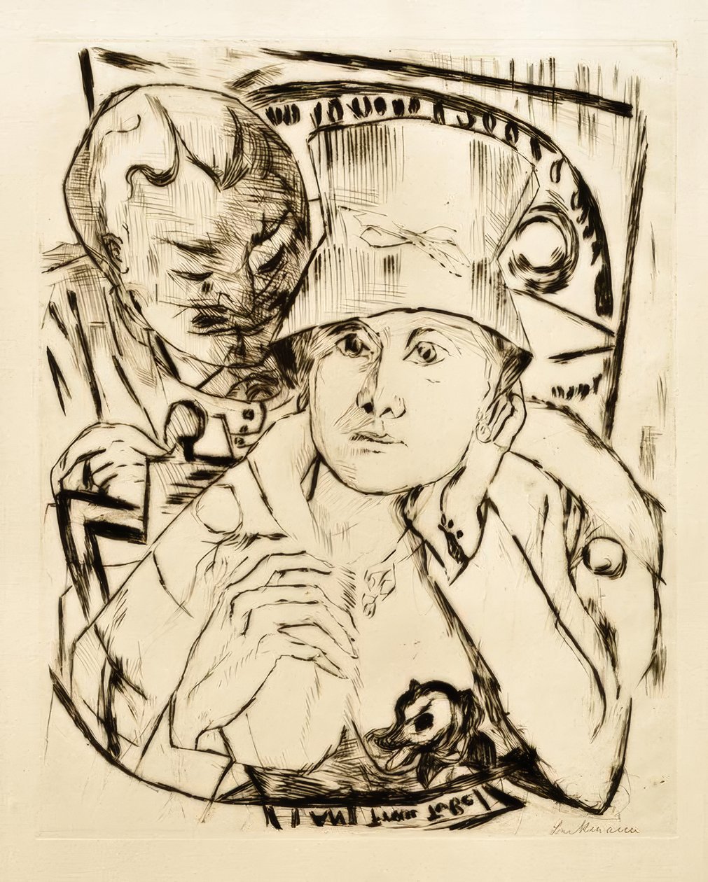 teaterloge av Max Beckmann
