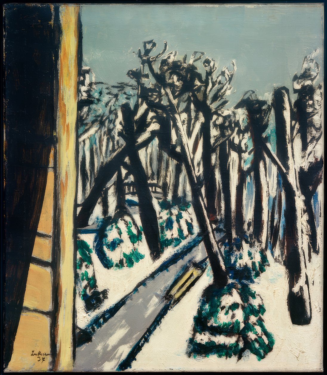 Zoo på vintern av Max Beckmann