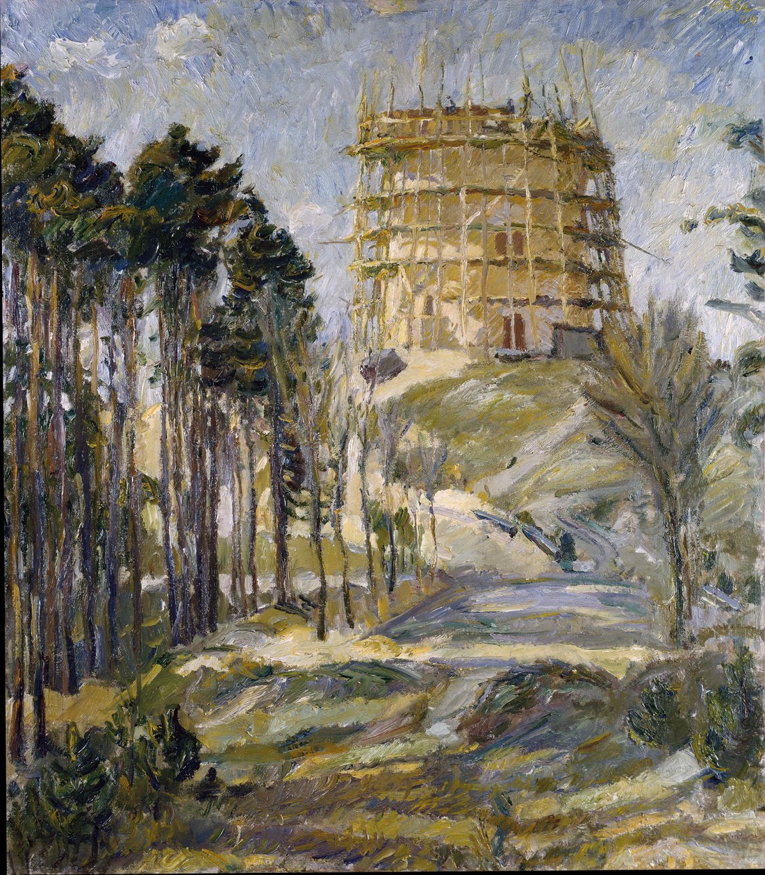 Vattentorn i Hermsdorf av Max Beckmann