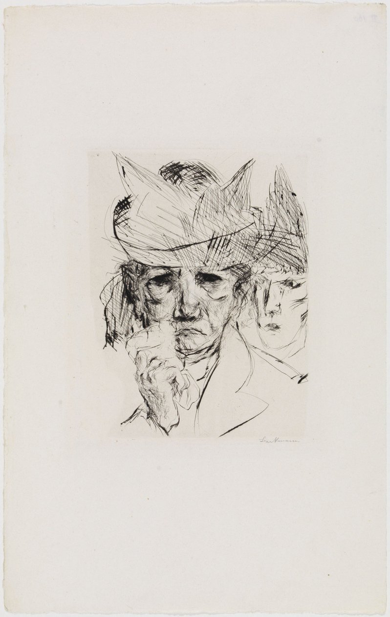 Gråtande kvinna av Max Beckmann