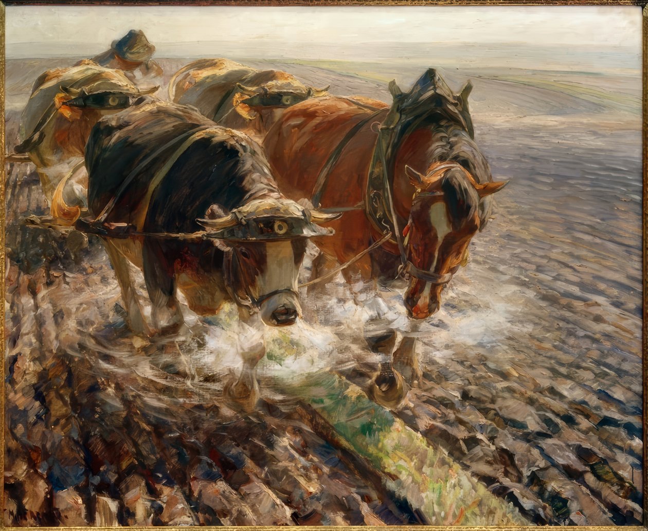 Ångande jordklump av Max Bergmann