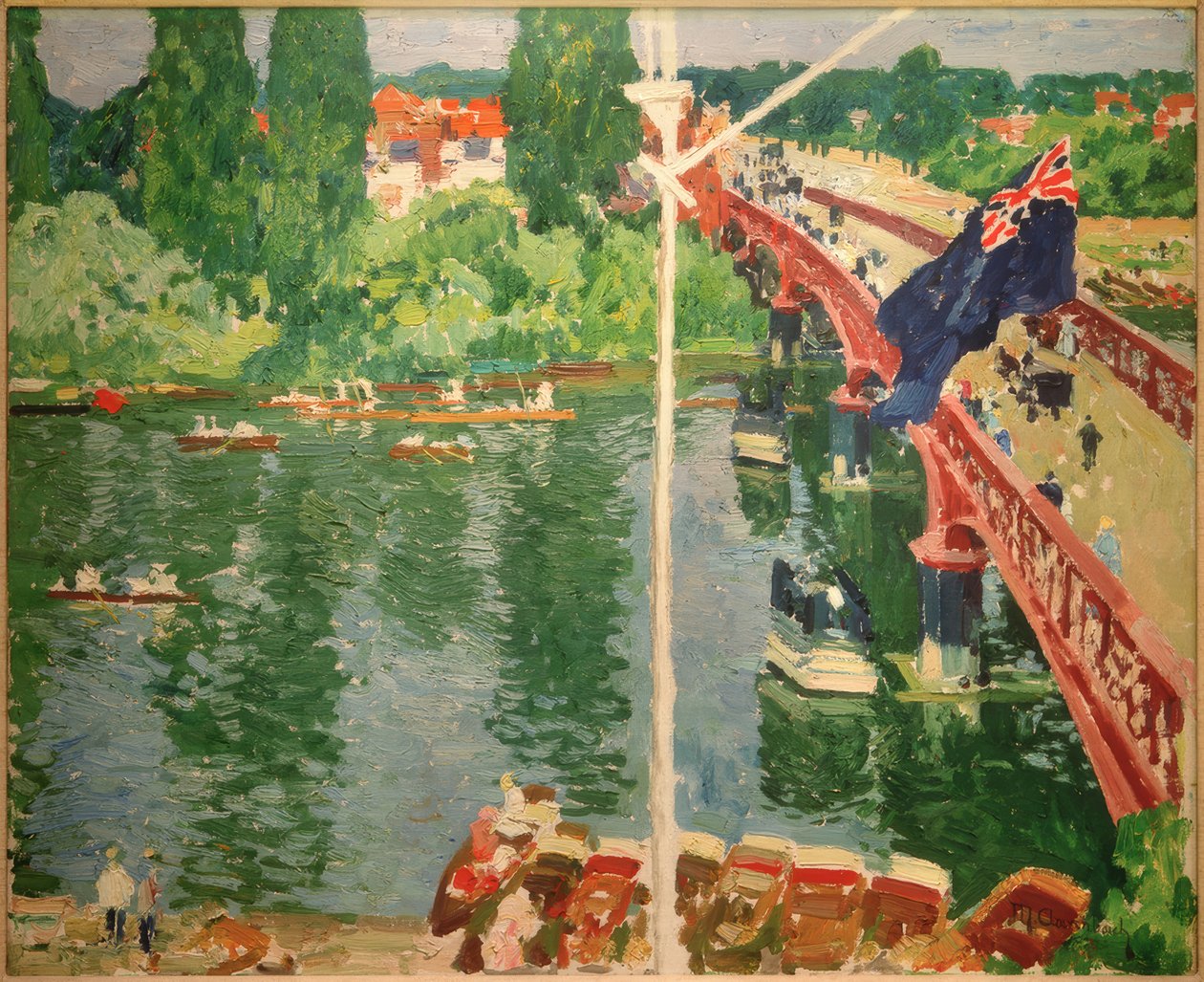 Söndag på Hampton Court av Max Clarenbach