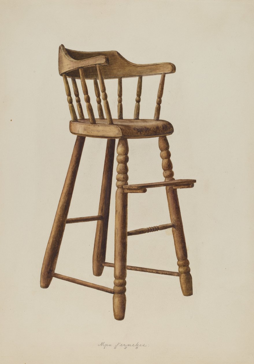 Barnstol, 1938. av Max Fernekes