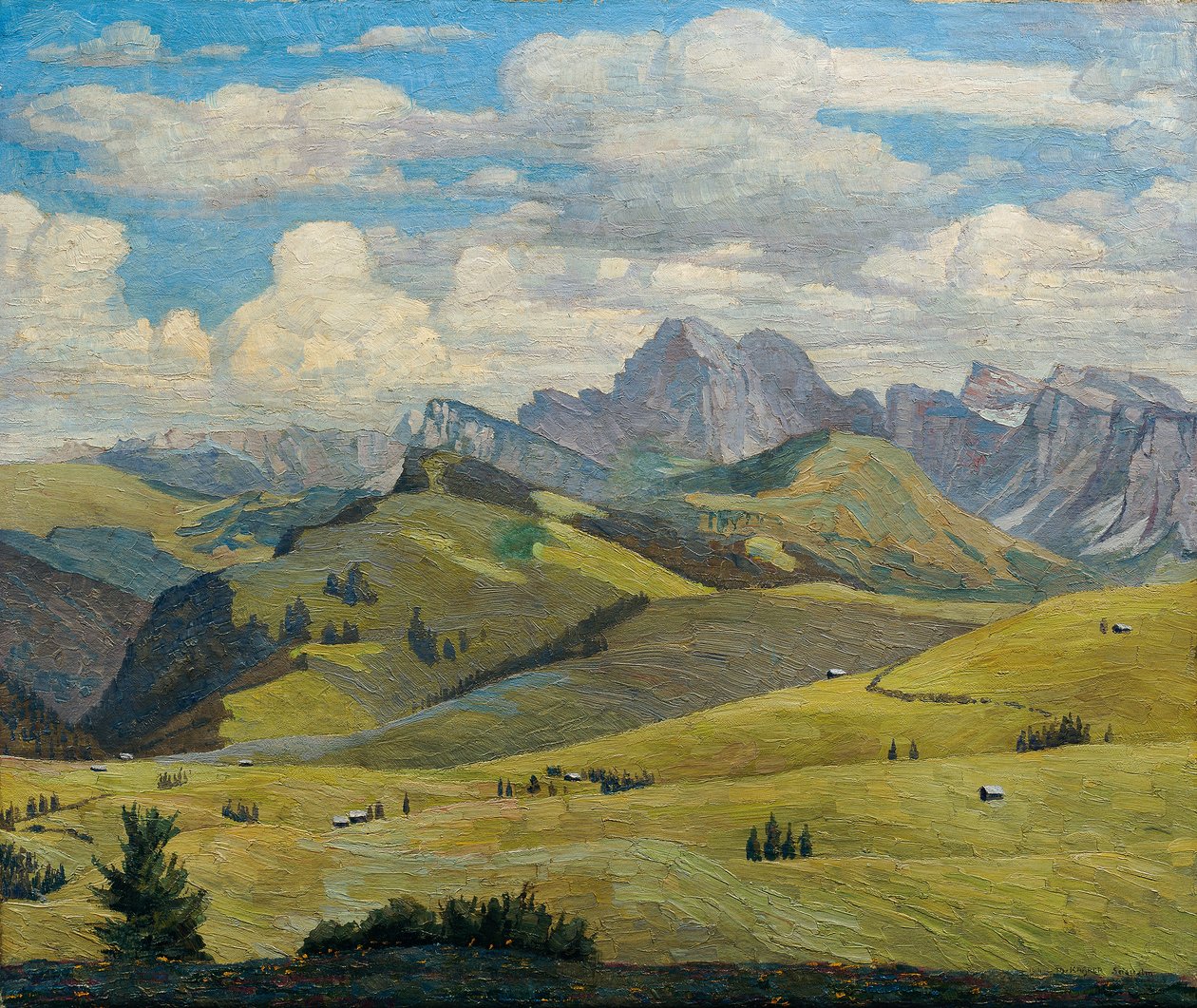 Alpe di Siusi (Sydtyrolen) av Max Kahrer