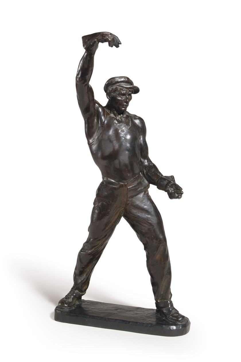 Foundryman (brons med mörkbrun patina) av Max Kalish