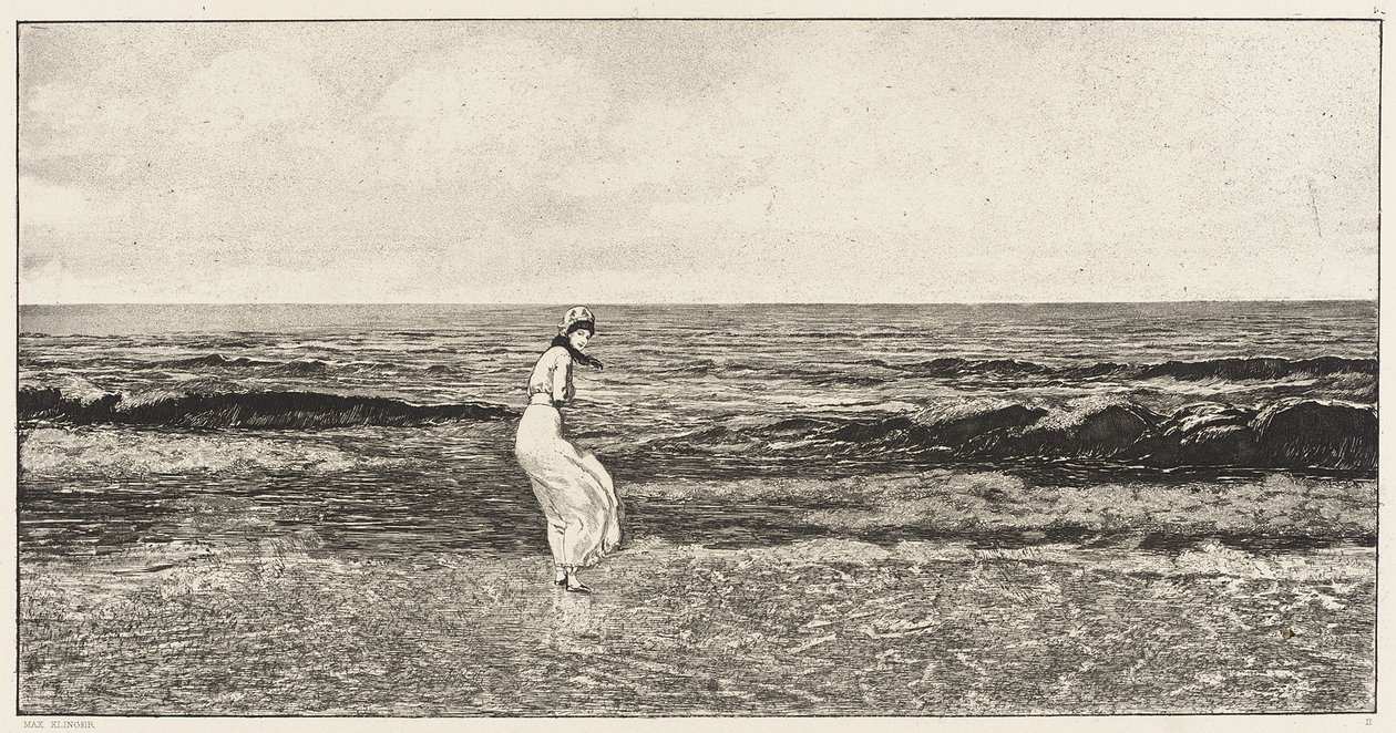Vid havet av Max Klinger