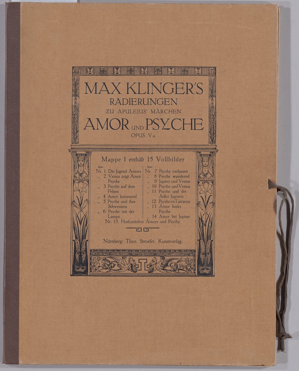 Amor och psyke [Opus Va] av Max Klinger