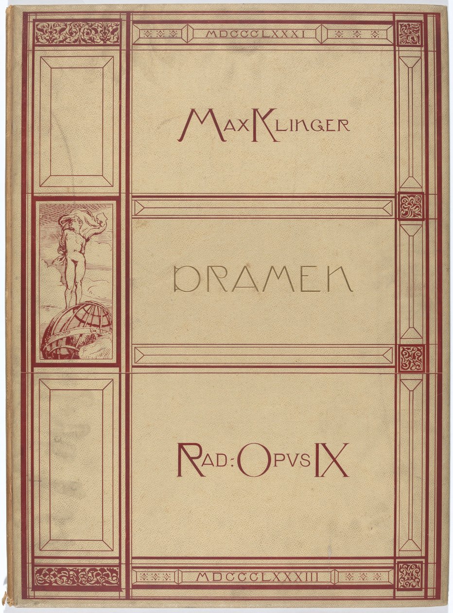 Dramer: VI-motiv i X-ark. Etsningar Opus IX av Max Klinger