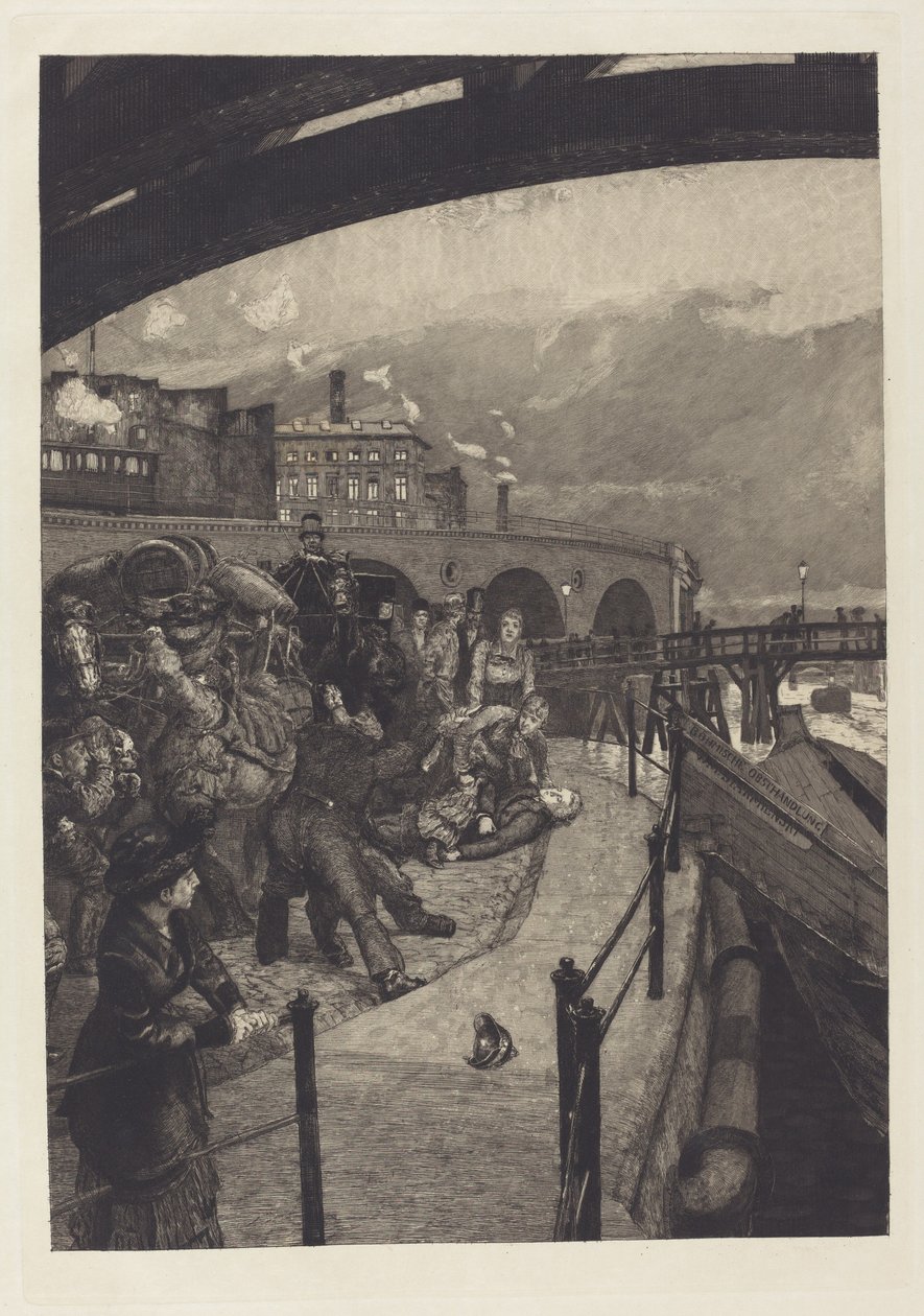 Ett mord Ett mord, 1883. av Max Klinger