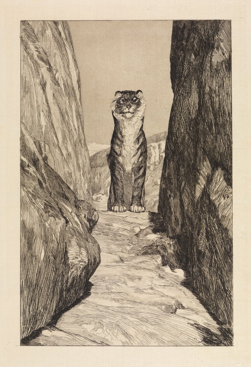Första framtiden (Eva och framtiden, opus III, blad 2) av Max Klinger