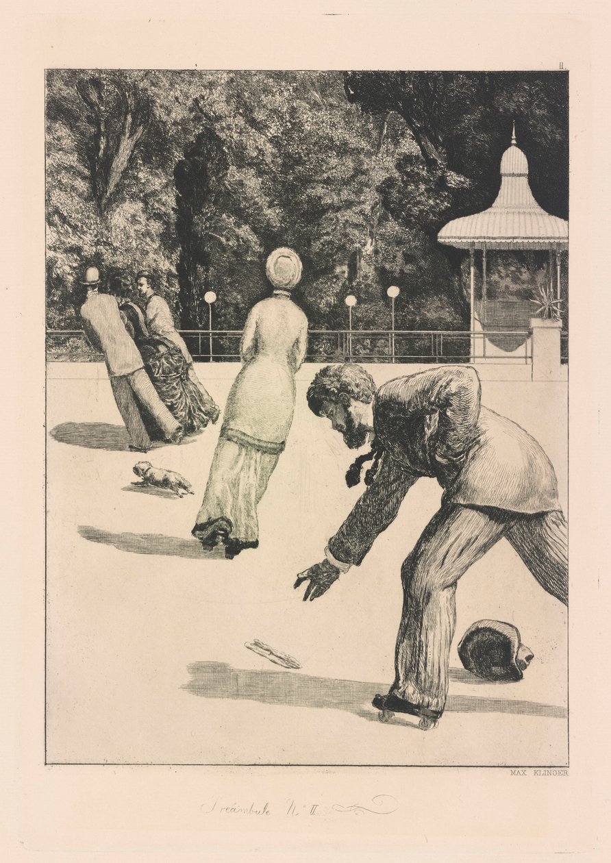 Action, från serien A Glove av Max Klinger