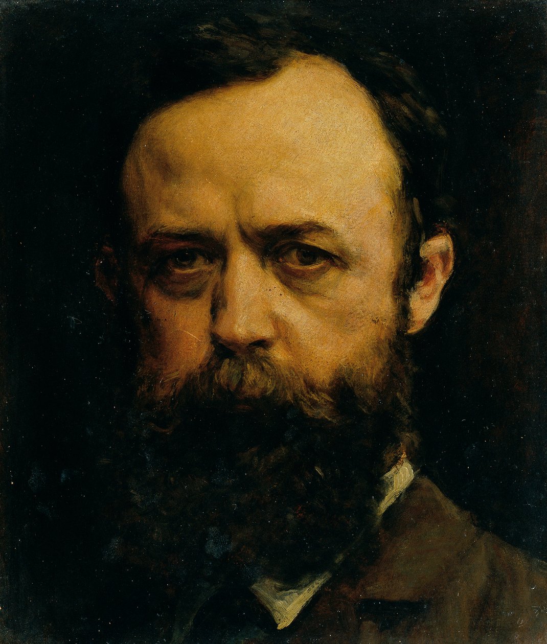 porträtt av en gentleman av Max Klinger