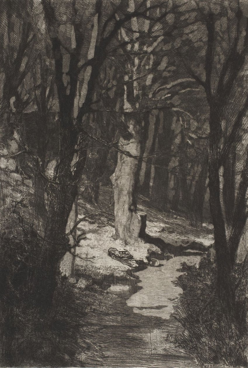 I skogen (In the forest), ur Dramen Opus IX (Dramas) av Max Klinger