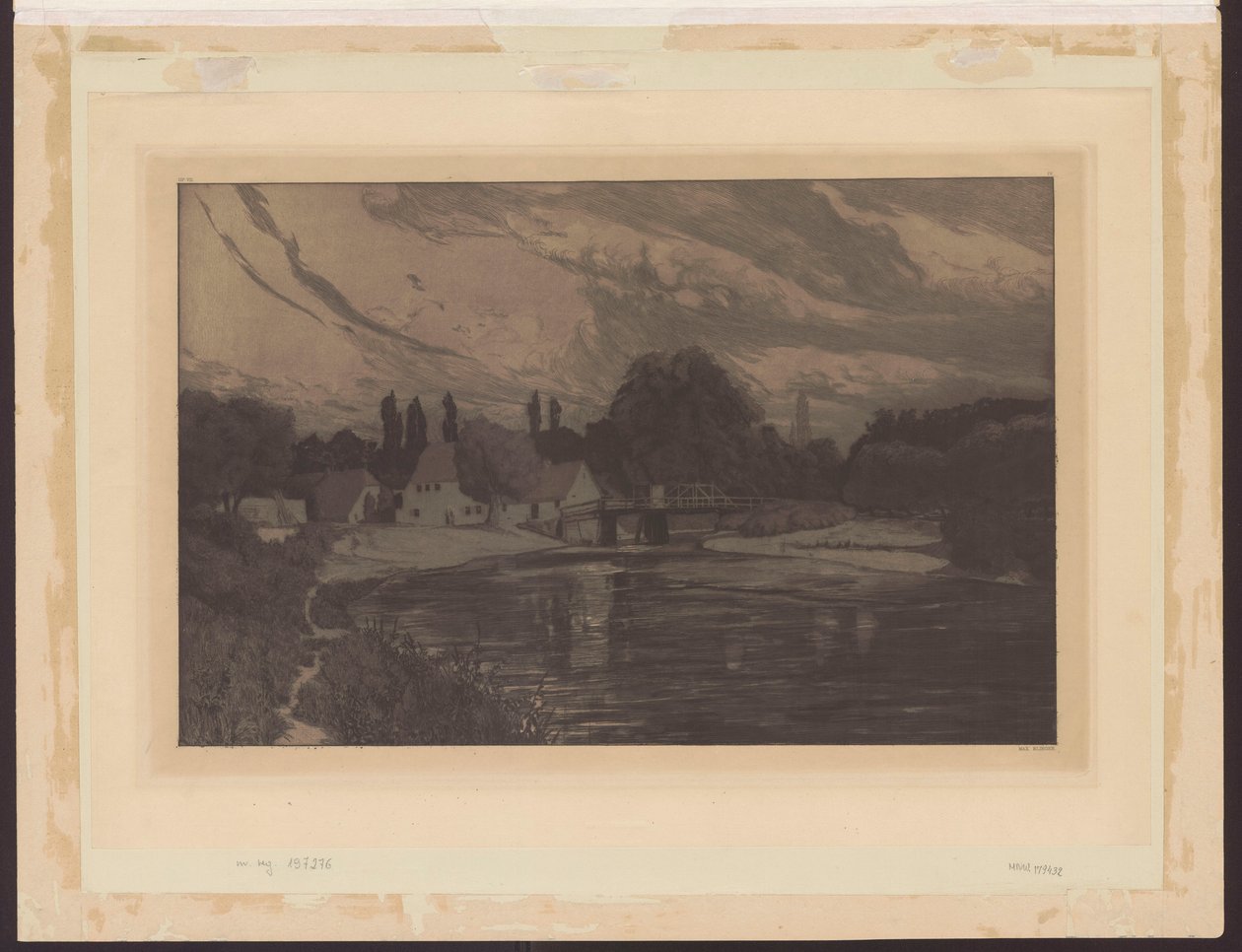 Månnatt, blad 3 op. VII av Max Klinger