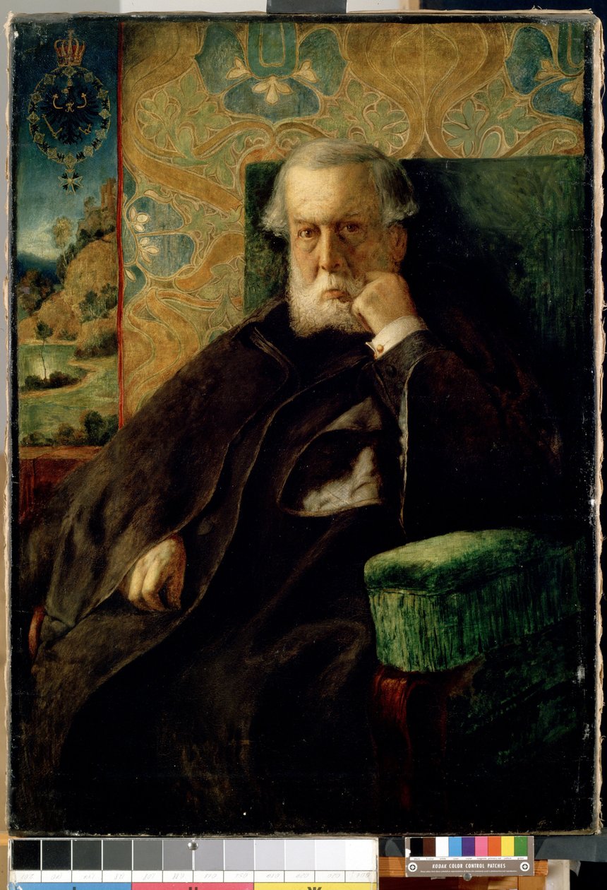 ""Porträtt av doktor von Meyer"" Målning av Max Klinger (1857-1920) Mått 111,3x80,2 cm Mikalojus Konstantinas Ciurlionis Fine Arts Museum, Kaunas, Litauen av Max Klinger