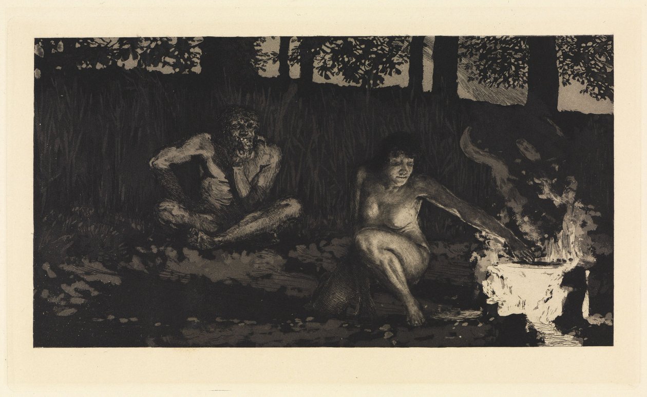 Förord II (Ett liv, opus VIII, blad 2) av Max Klinger