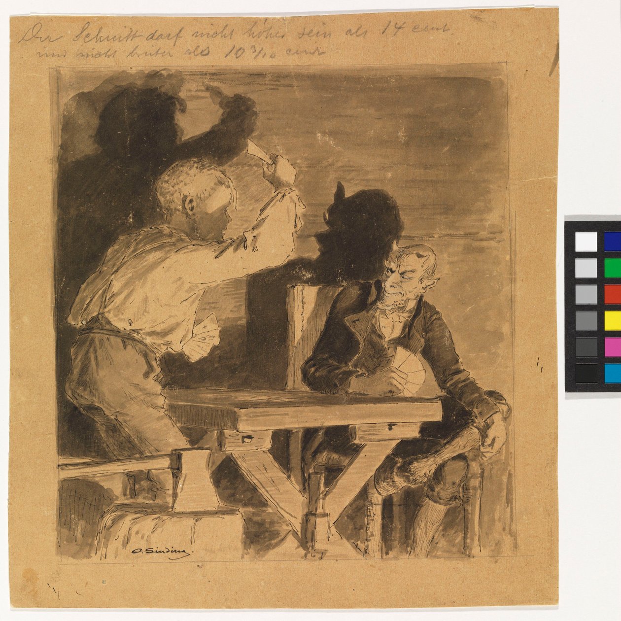 Pyramus und Thisbe IV. av Max Klinger