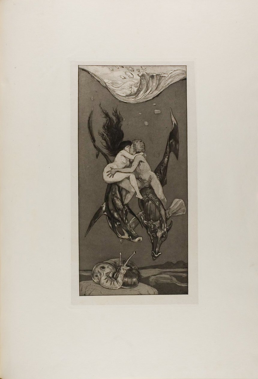 Temptation, tallrik fyra från A Life av Max Klinger
