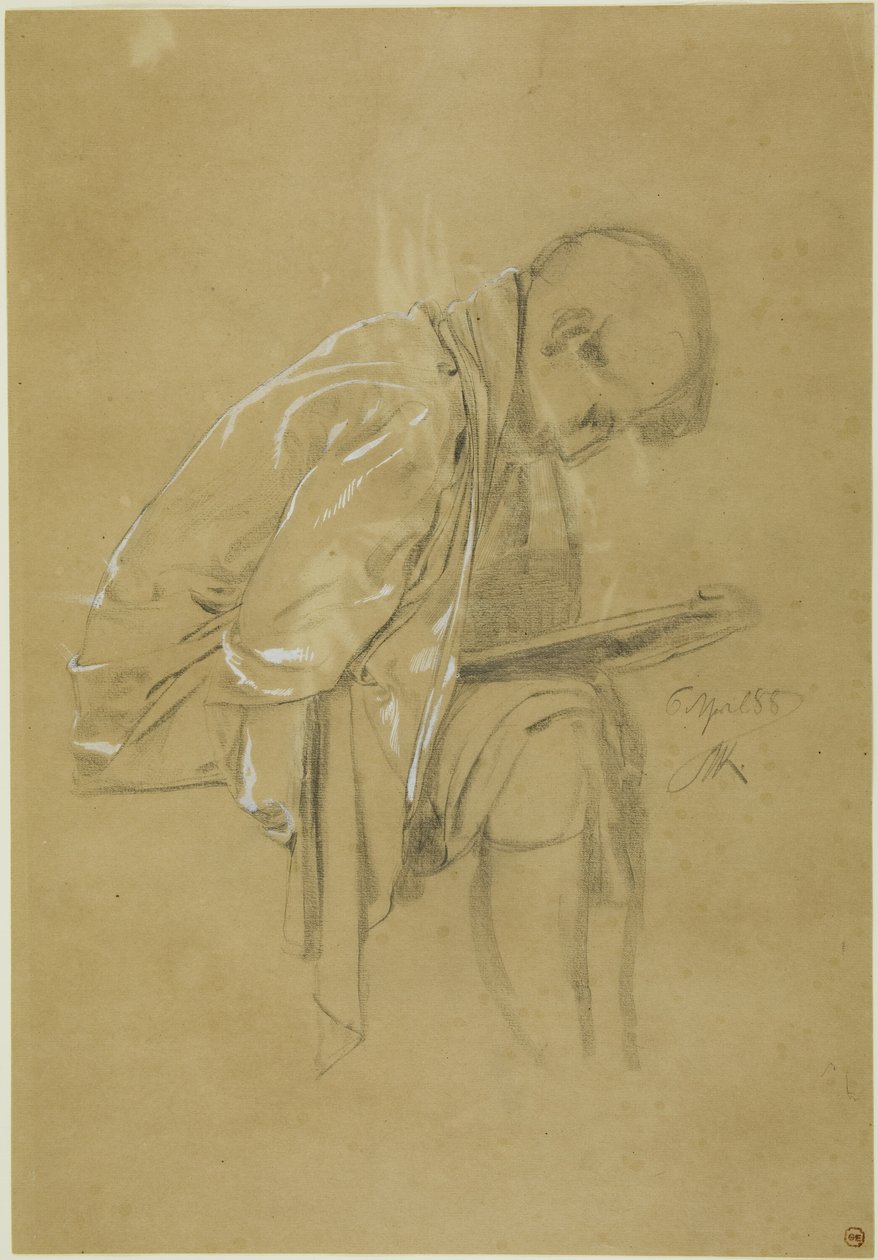 The Chronicler (recto och verso) av Max Klinger