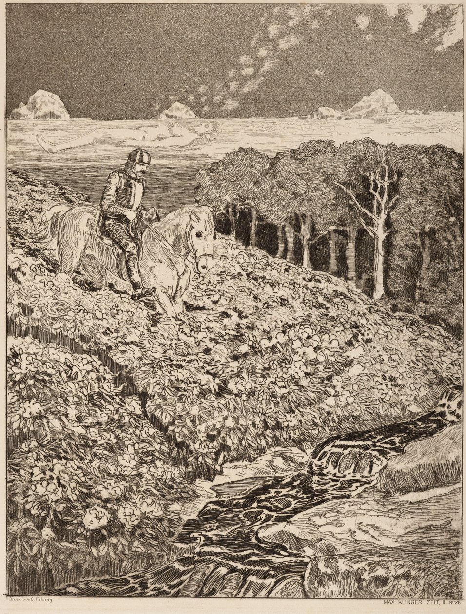 Drömväg, plansch 35 av Max Klinger