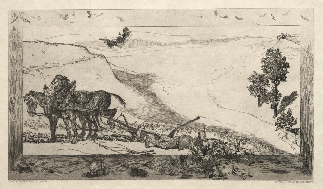 Vom Tode I, Opus II, 1889 7. av Max Klinger