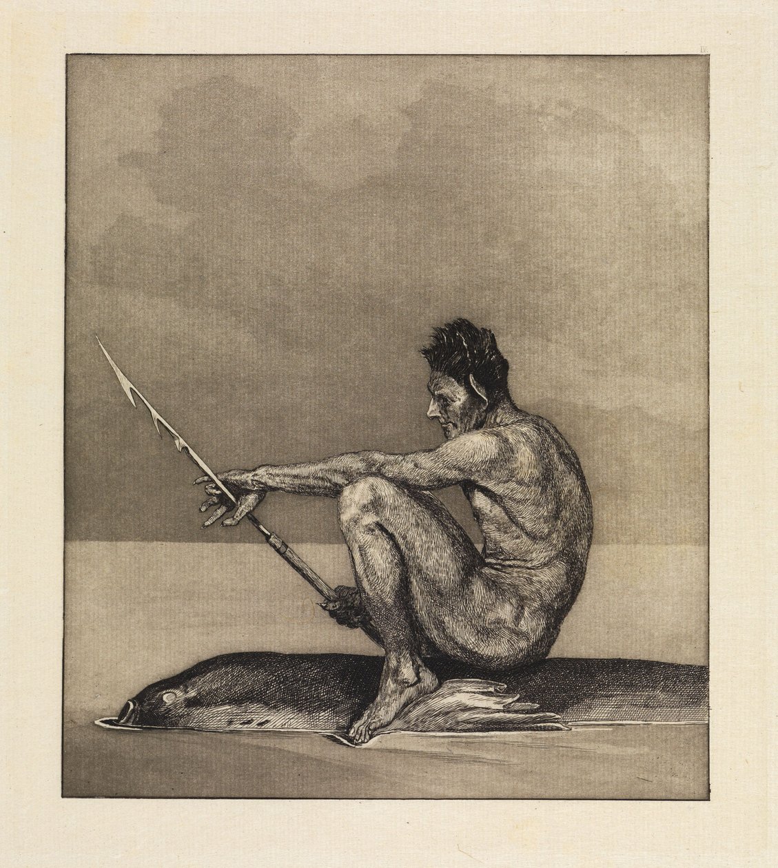 Andra framtiden (Eva och framtiden, Opus III, blad 4) av Max Klinger