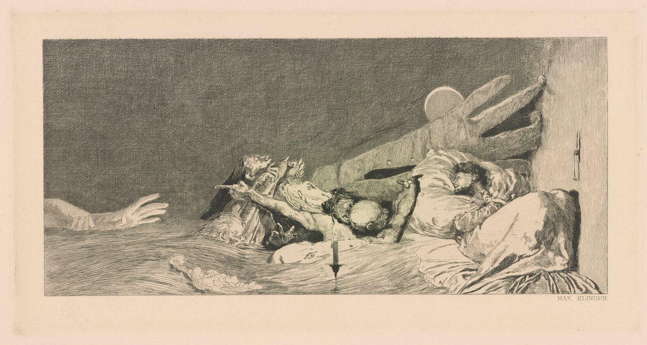 Anxieties, från serien A Glove av Max Klinger