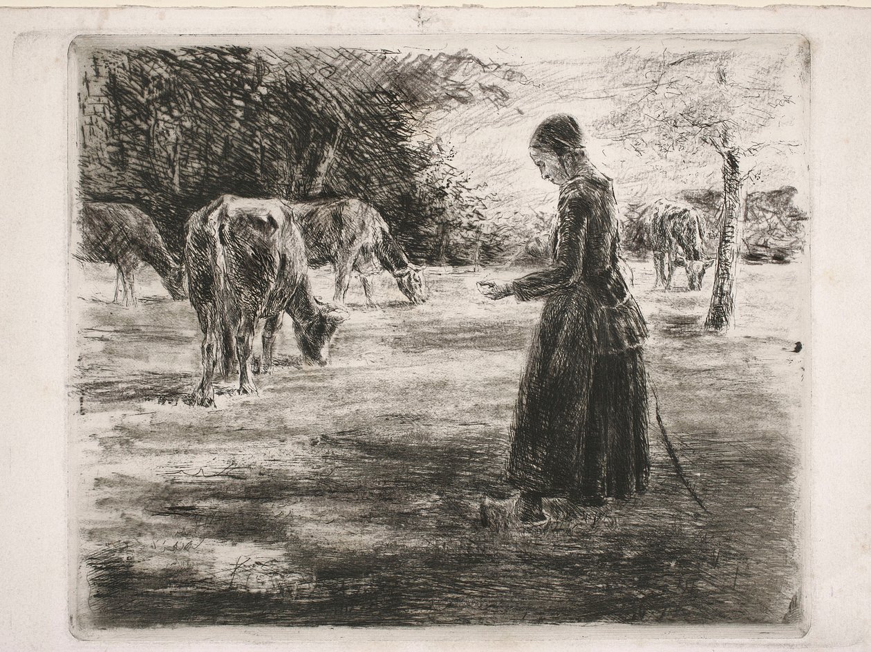 På betesmarken (nära Delden i Holland) av Max Liebermann