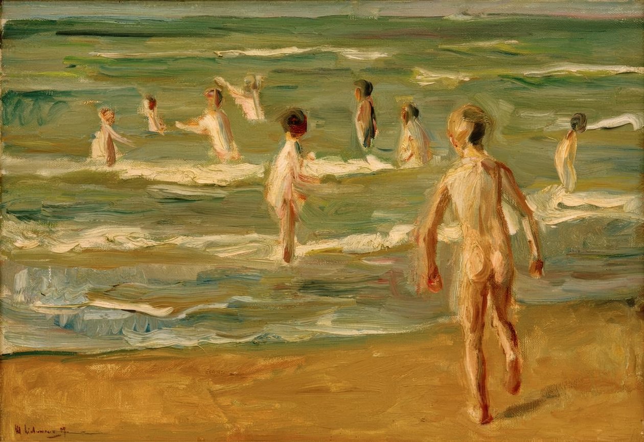 Badande pojke av Max Liebermann