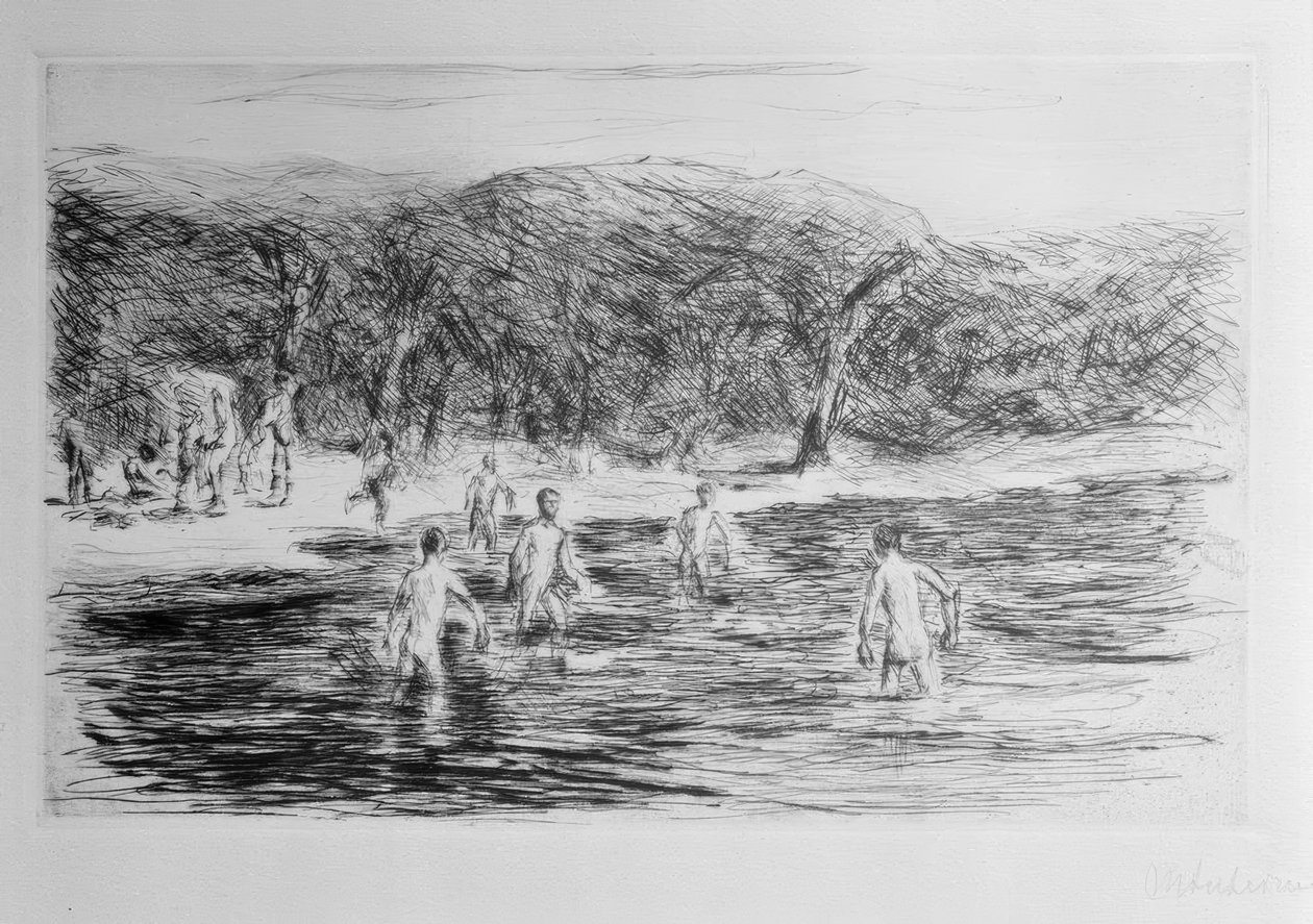 Badande pojkar av Max Liebermann