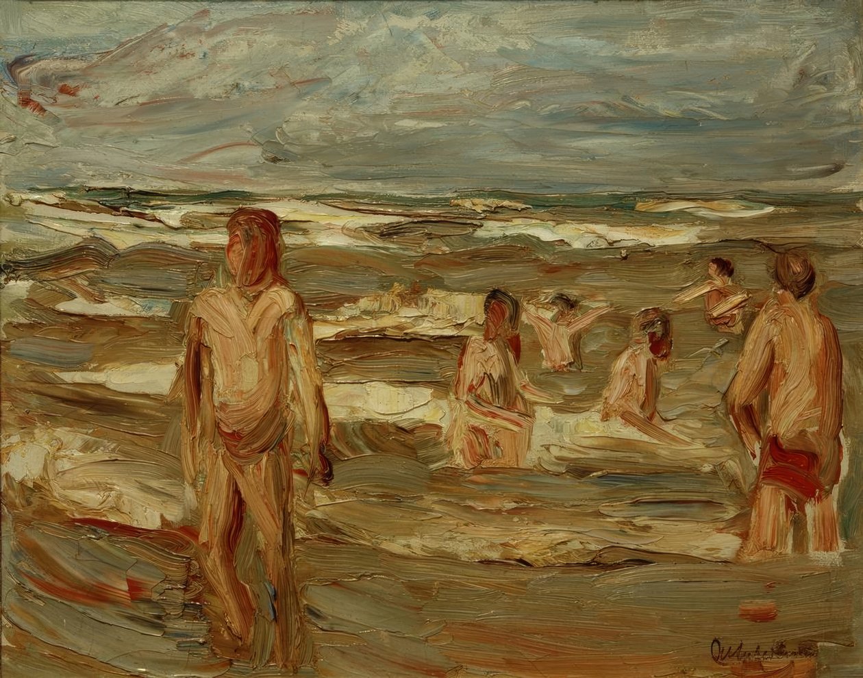 Badande pojke av Max Liebermann