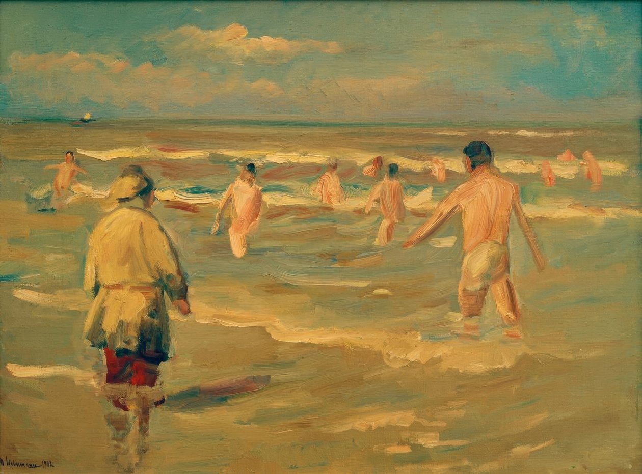 Badande pojke av Max Liebermann
