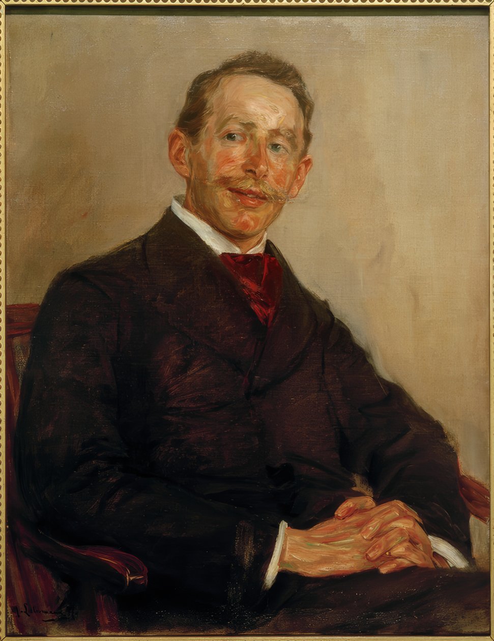 Porträtt av Dr. Max Linde av Max Liebermann