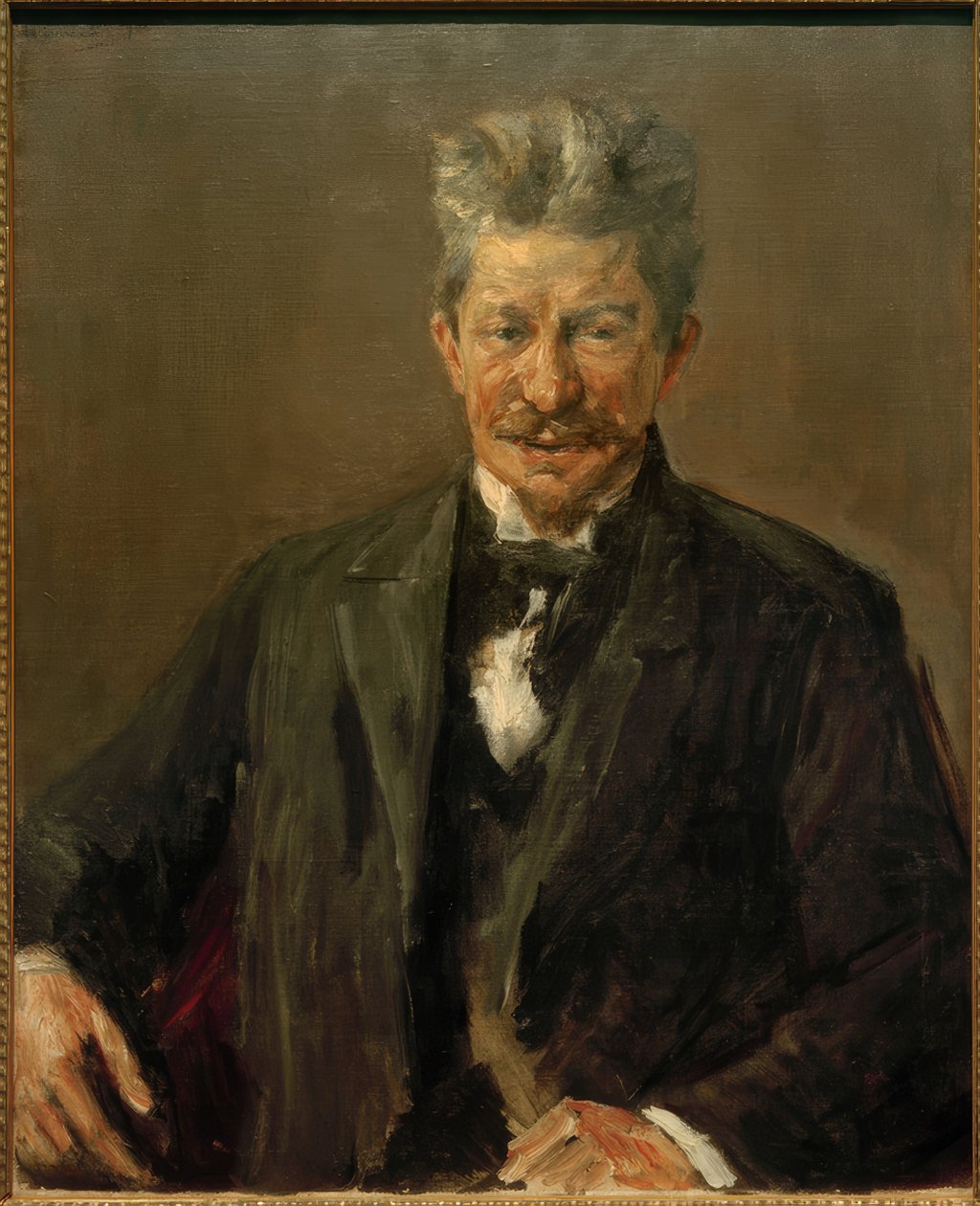 Porträtt av den danske litteraturhistorikern Georg Brandes av Max Liebermann