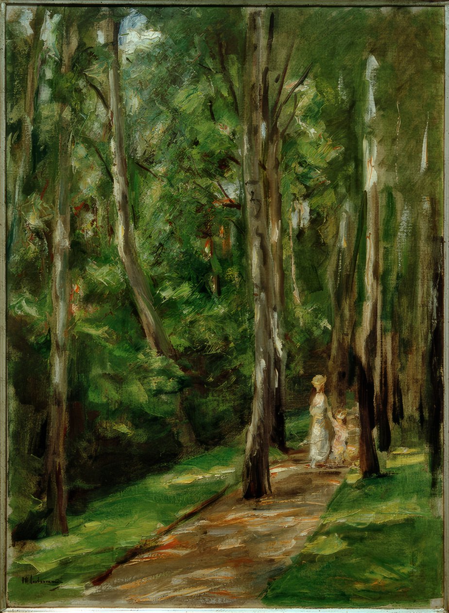 Birkenweg i Wannsee i väster av Max Liebermann