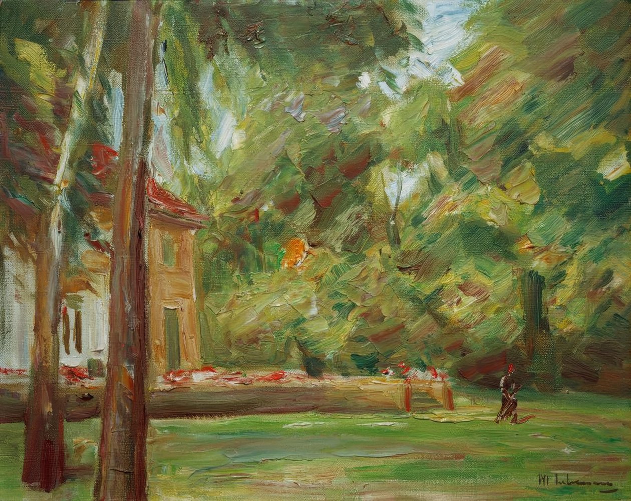 Utsikt från björkallén mot nordväst av Max Liebermann