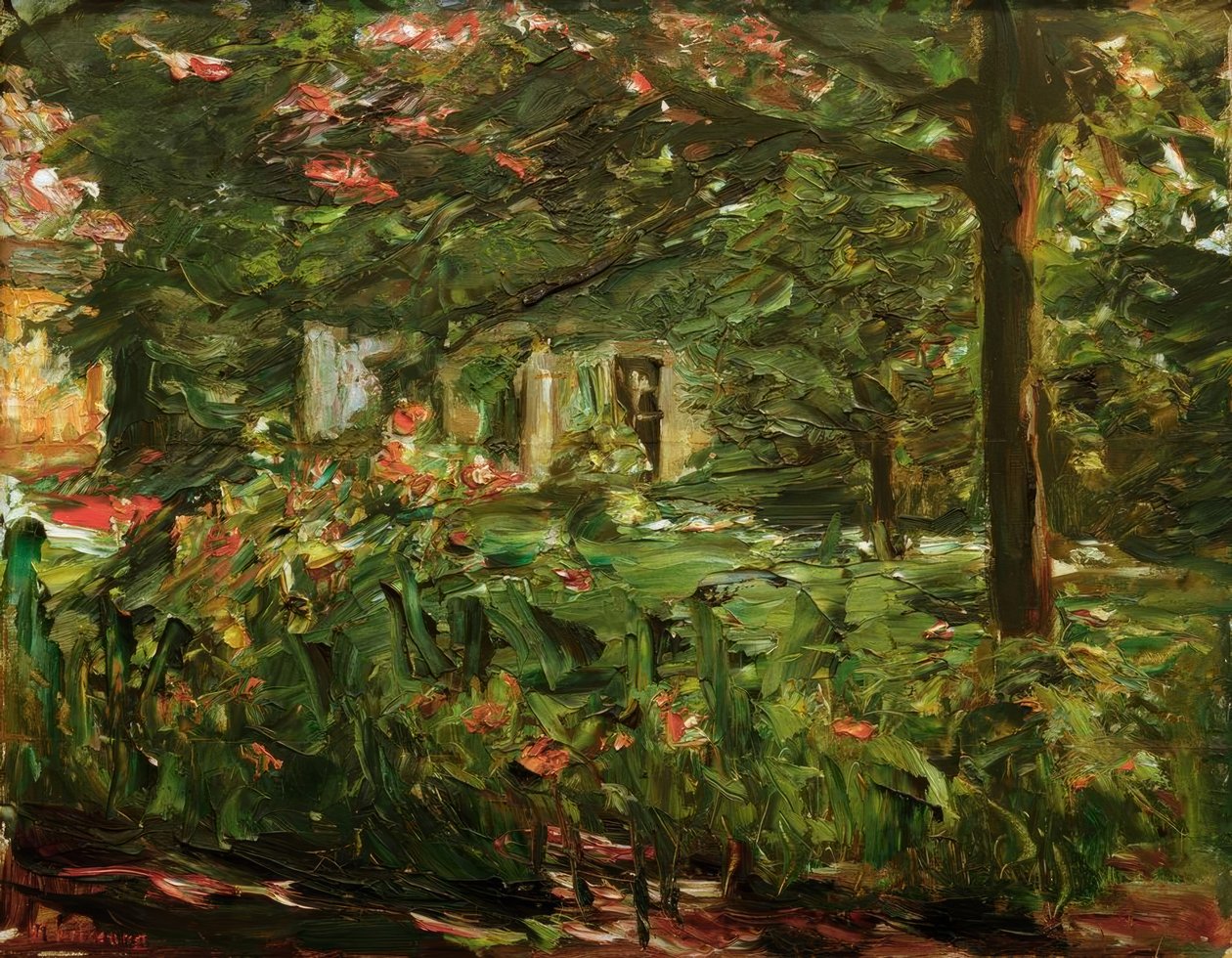 Köksträdgården i öster av Max Liebermann