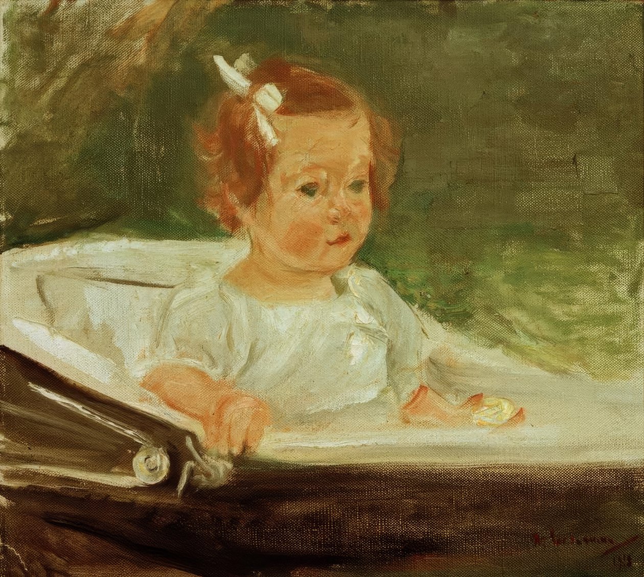 Barnbarnet i vagnen till höger av Max Liebermann