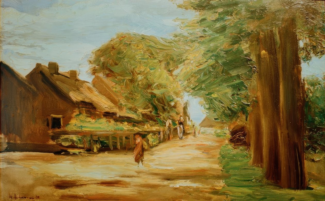 Bygata i Laren av Max Liebermann