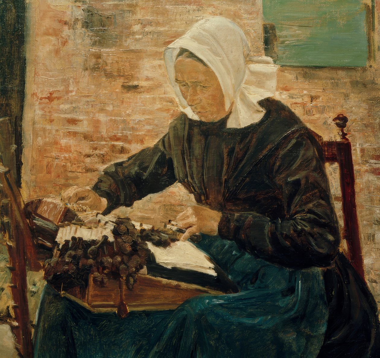 En holländsk spetsmakare av Max Liebermann