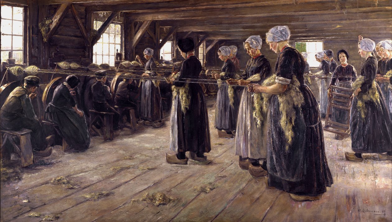 Linlada i Laren av Max Liebermann