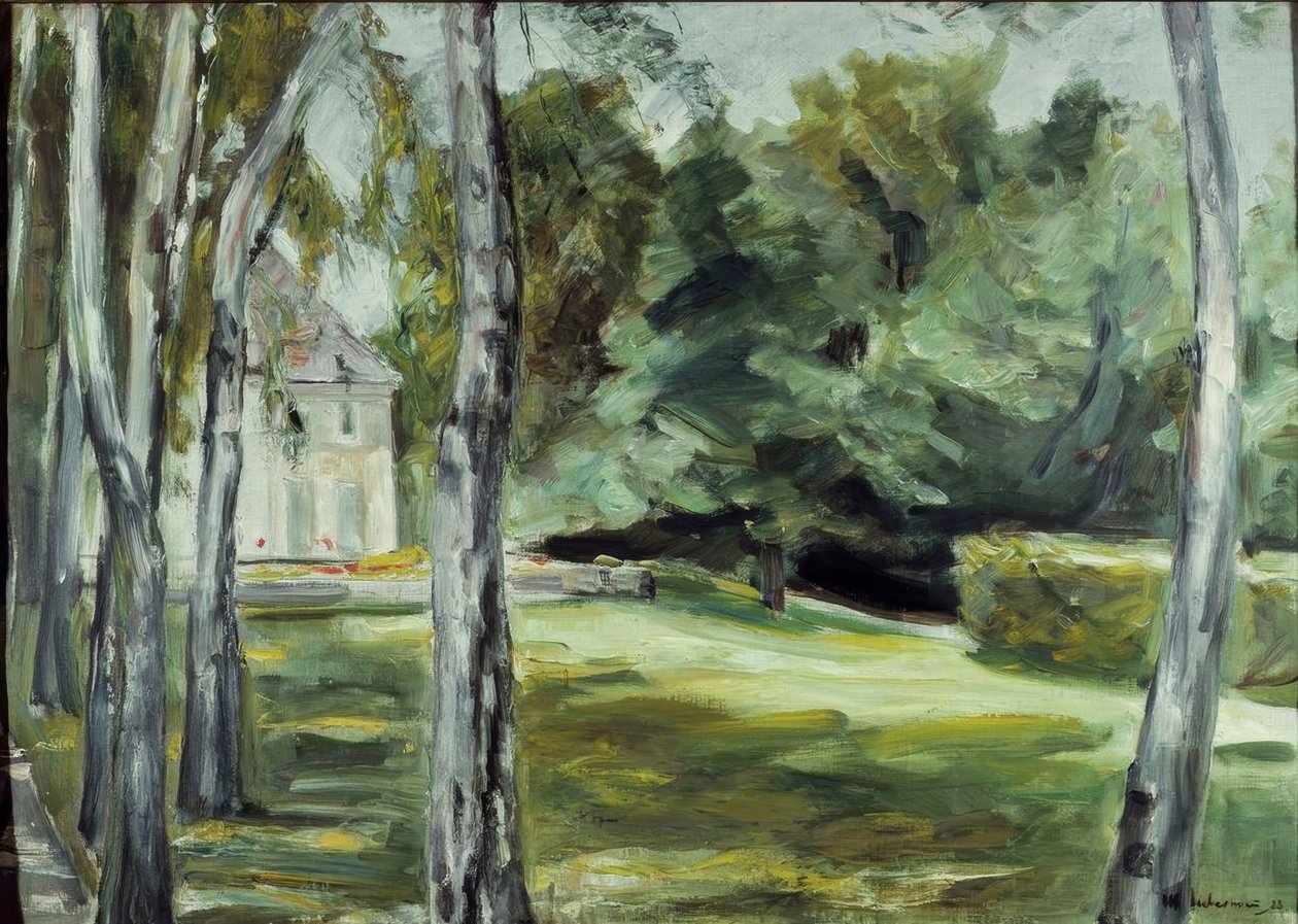 Trädgård i Wannsee av Max Liebermann