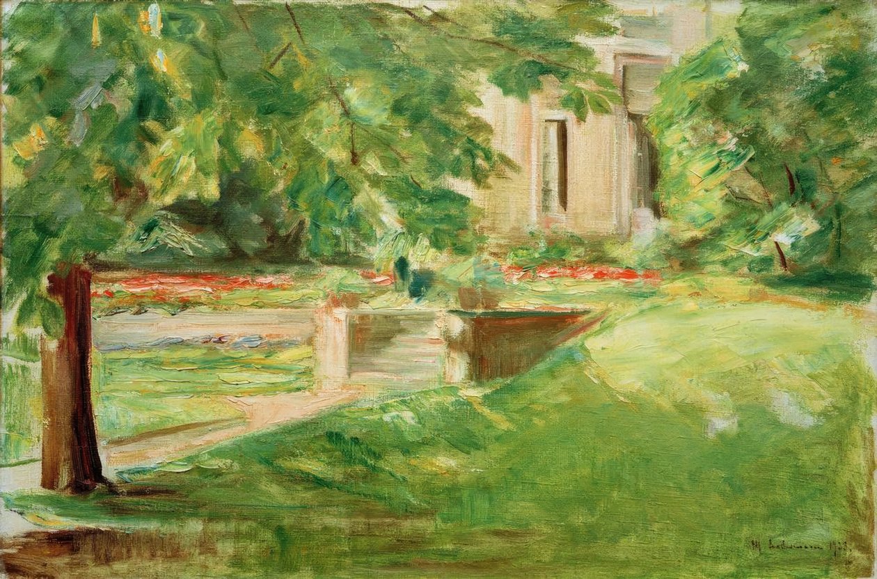 Hus och altan i sydväst av Max Liebermann