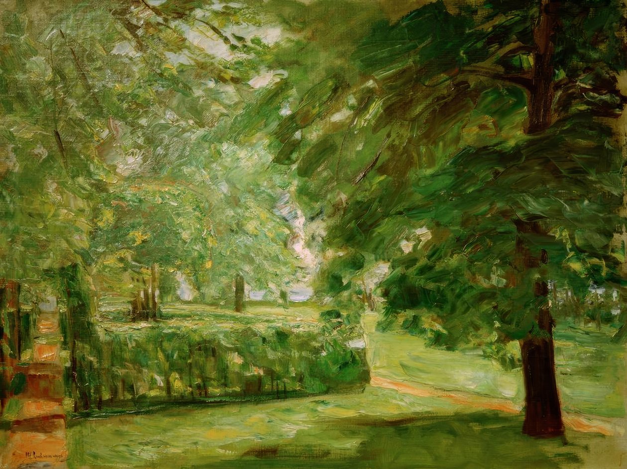 Häckträdgårdar i Wannsee i öster av Max Liebermann