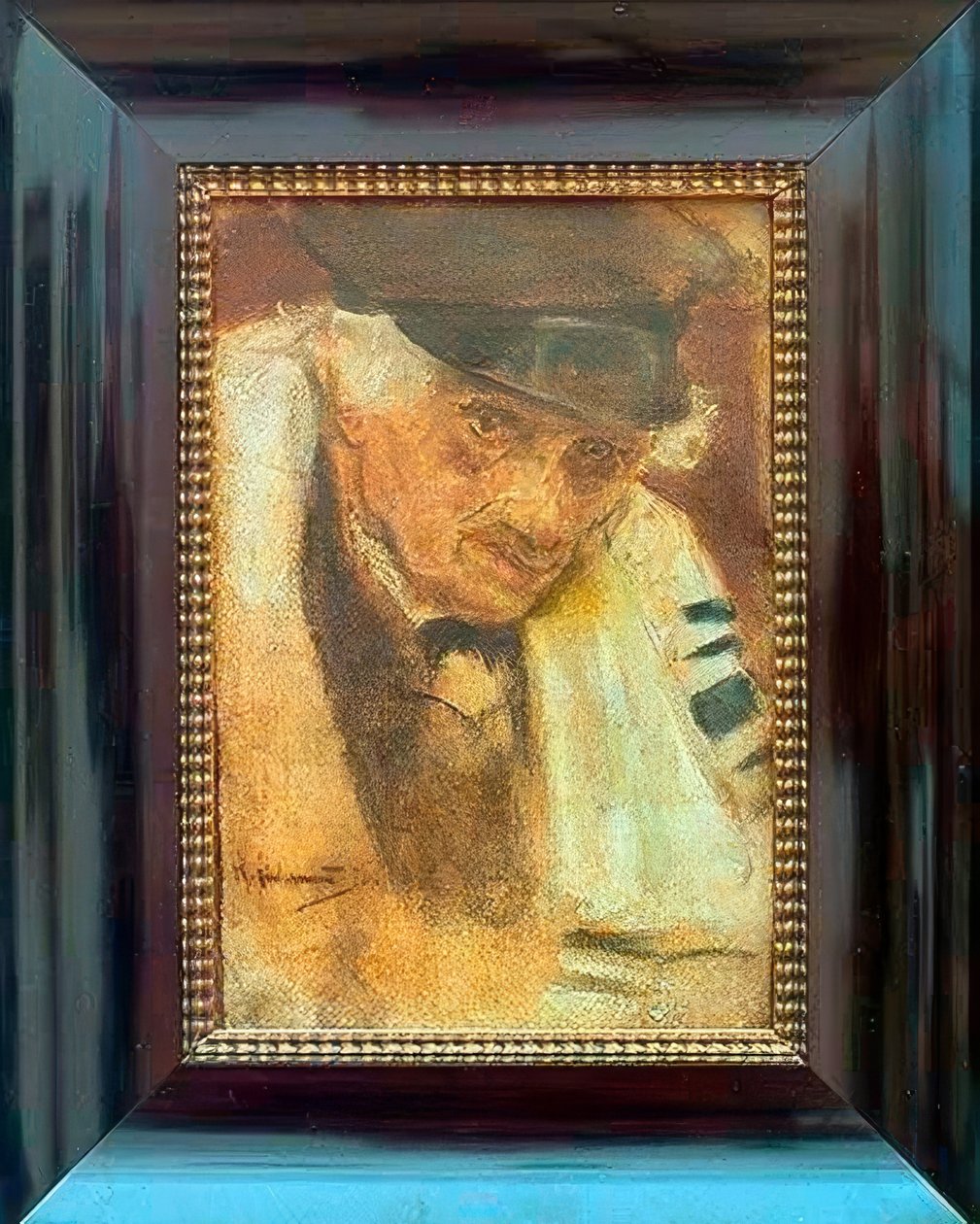 Jude i en bönesjal av Max Liebermann