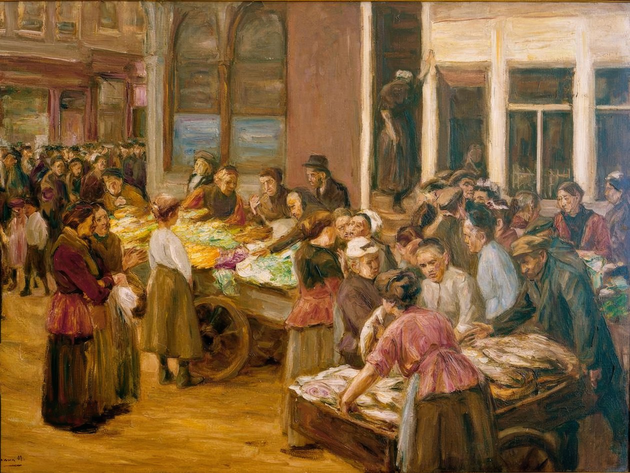 Judengasse i Amsterdam av Max Liebermann