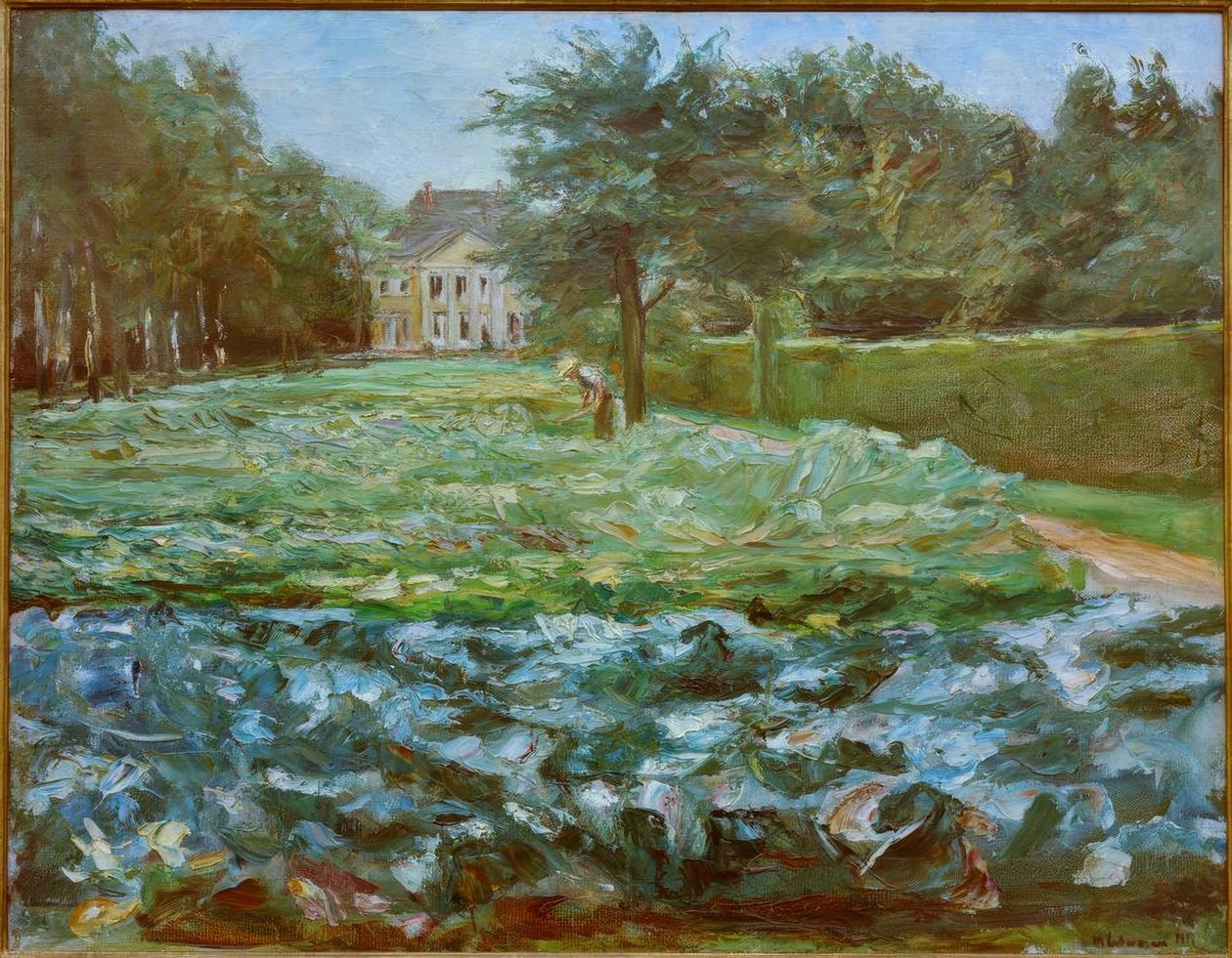 Kålfältet i Wannseeträdgården i väster av Max Liebermann