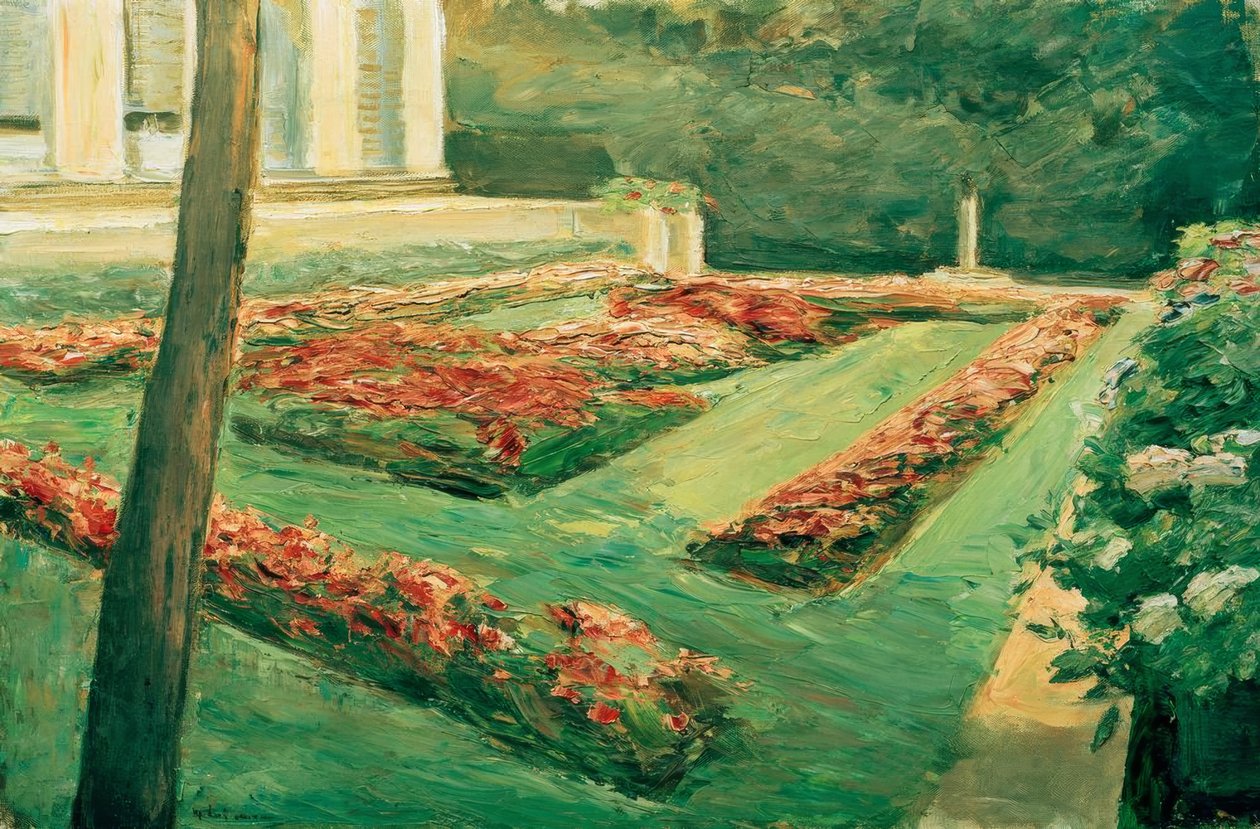 M.Liebermann, Wannsee Flower Terrace av Max Liebermann
