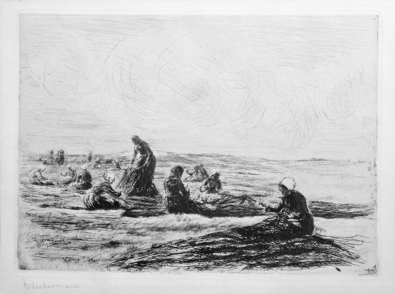 Nätlapparbetare av Max Liebermann