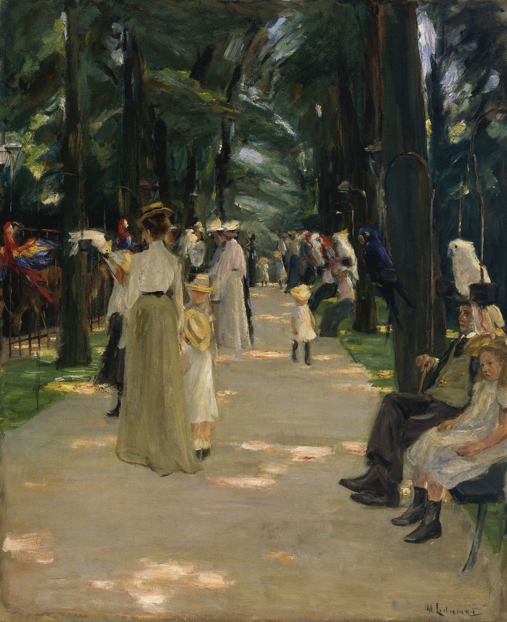 Papegojgränd av Max Liebermann